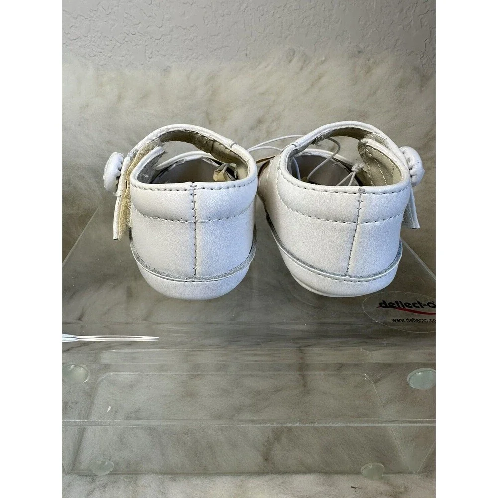 Red Goose Walker Shoes Baby Girl White Infant Layette Sneakers Collectors 3-6 Mo